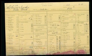 WPA household census for 1252 S LAKE STREET, Los Angeles