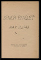 Senior banquet, May 15, 1943