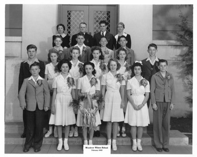 Stockton - Schools - Woodrow Wilson: students, February 1943