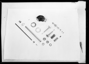 Parts of motor to match 1st photo, Axelson Machine Works, Southern California, 1929