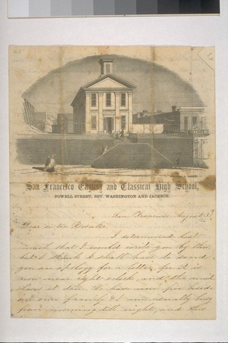 San Francisco English and Classical High School, Powell Street, Bet. Washington & Jackson