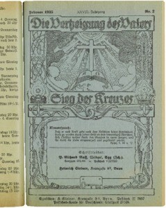 Die Verheissung des Vaters und der Sieg des Kreuzes, 1935, nr. 2
