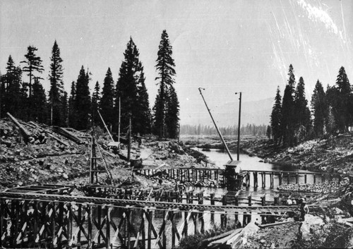 Big Meadows Dam Construction