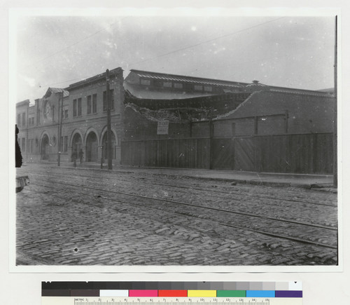 Northwest corner Stewart [i.e. Steuart] & Folsom Streets