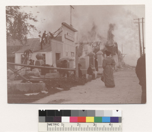 [Marble Yard, south side of 4th Street, looking southwest. Santa Rosa.]