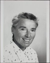 Portrait of Margaret Soberanes McKinley, shool teacher, 1955