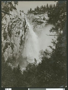 View of Cascade Falls in Yosemite National Park, ca.1900