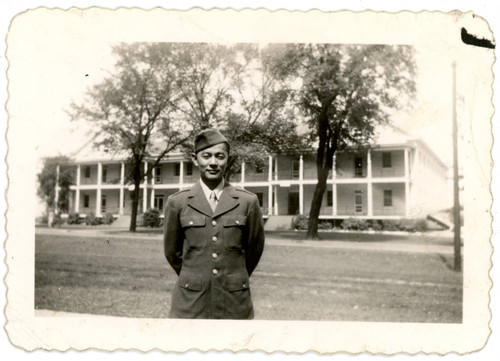 John Yoshinaga in military uniform