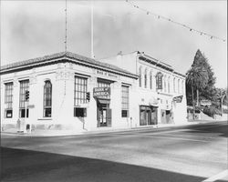 200 block of Main Street, looking west at Washington Street, Petaluma, California, 1952