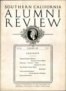 Southern California alumni review, vol. 9, no. 5 (1928 Jan.)