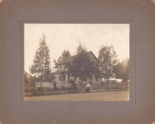 Photograph of the Thorp home, Santa Ana, 1890
