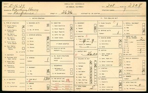 WPA household census for 2636 LANFRANCO, Los Angeles