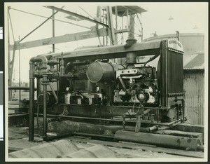 Oil field compressor, ca.1930