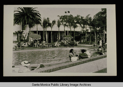 Miramar Hotel pool, Santa Monica, Calif