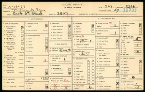 WPA household census for 2807 EAST SIXTH STREET, Los Angeles