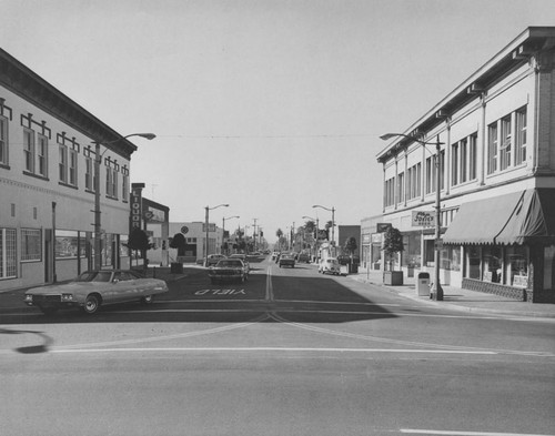 West Chapman Avenue, Orange, California in 1970s