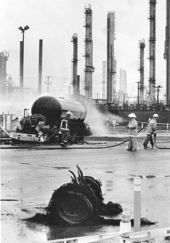 Chevron LPG explosion aftermath