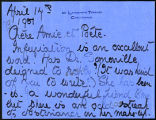 Lady Margaret Sackville letter to Dallas Kenmare, 1951 April 14
