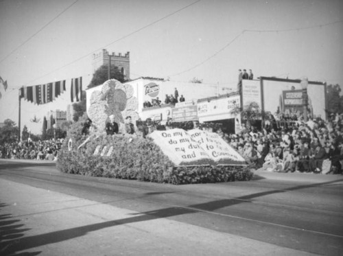 "USA," 52nd Annual Tournament of Roses, 1941