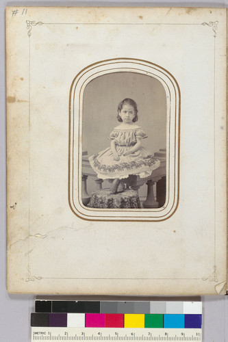 [Unidentified young girl; probably Mariana Malarin y Pacheco de Roca.]