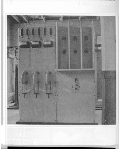 The switchboard at the Santa Monica Steam Plant