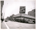 South side of 12th Street between Broadway and Franklin Streets, April 1958