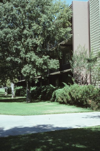 Hughes Hall, just before razing