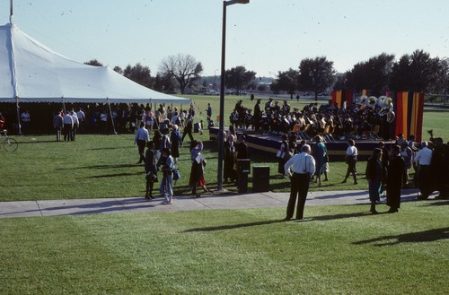 Hullar Inauguration, lawn south of Rec Hall