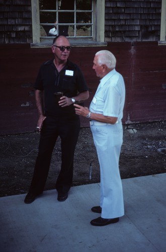 Department party, Ray Grogan (l), Lysle Leach (r)