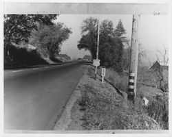Highway 101 south of Geyserville, California, 1950s or 1960s