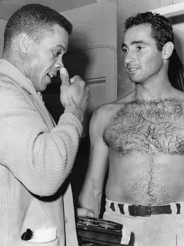Koufax in the dressing room