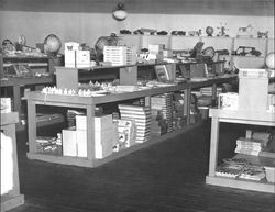 Interior view of Toyland at Tomasini Hardware stores, Petaluma, California in 1944