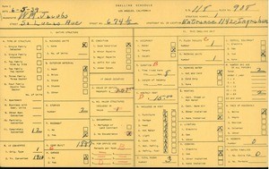 WPA household census for 674 1/2 S LUCAS AVE, Los Angeles