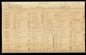 WPA household census for 1158 W 8TH, Los Angeles