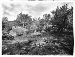 Ruins of the old fortress at Cibolleta (little onion), New Mexico, ca.1898