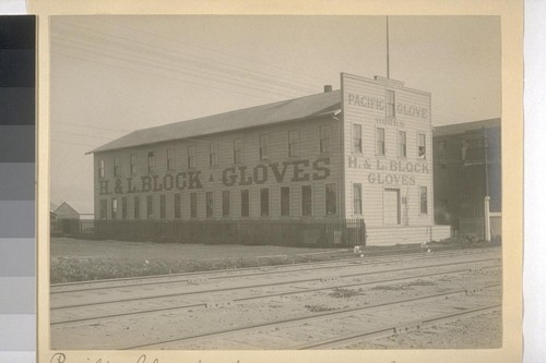 Pacific Glove Works, Berkeley, California [negative available]