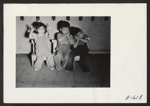 Nursery school children singing Twinkle, Twinkle, Little Star. Photographer: Stewart, Francis Newell, California