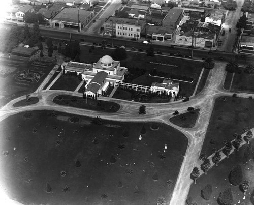 Hollywood Cemetery aerial view
