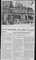 UCSC landmark closes after 32 years
