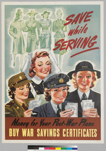 Save while serving: Money for your post-war plans: Buy war savings certificates