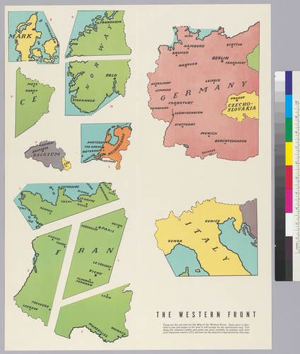 [b] The Western Front cut-out sheet