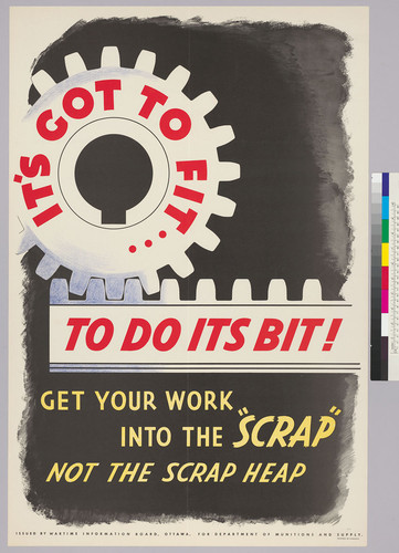 It's got to fit...To do its bit!: Get your work into the "scrap" not the scrap heap