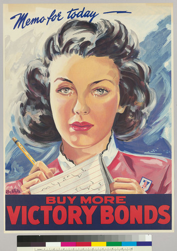 --Memo for today--:Buy more victory bonds