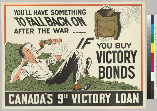 You'll have something To Fall Back On after the war--If you buy Victory Bonds: Canada's 9th Victory Loan