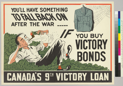 You'll have something To Fall Back On after the war--If you buy Victory Bonds: Canada's 9th Victory Loan