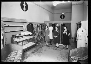Dress shop, Hattem's Market building, Southern California, 1931