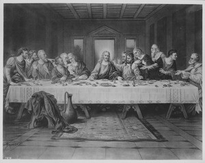 Drawing "The Last Supper" by Brunozetti