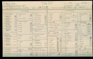 WPA household census for 1473 WALLACE, Los Angeles