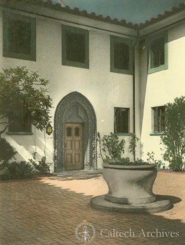 Student house courtyard