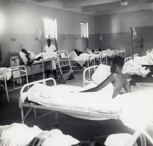 Hospital Laquintine, in Douala, Cameroon